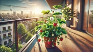 Growing Strawberries in a Balcony Garden